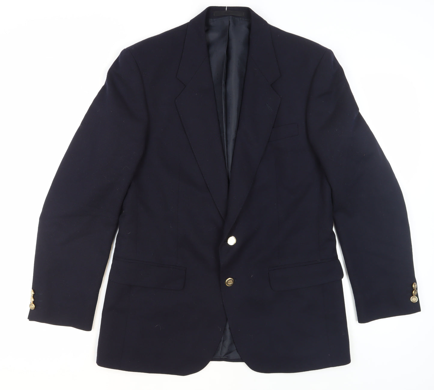 Centaur Men's Black Wool Blazer, UK 40 Regular Fit