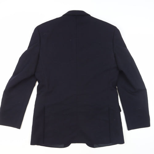 Centaur Men's Black Wool Blazer, UK 40 Regular Fit