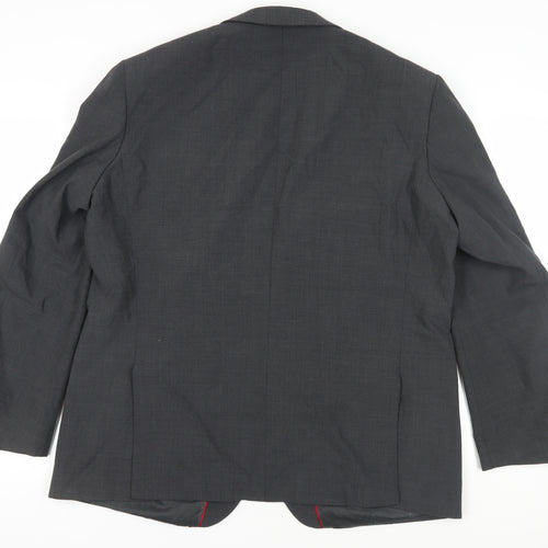 Marks and Spencer Men's Black Blazer, Size UK 40, Wool Blend