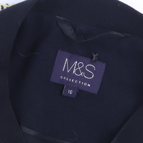 Marks and Spencer Women's Multicoloured Blazer Size 16
