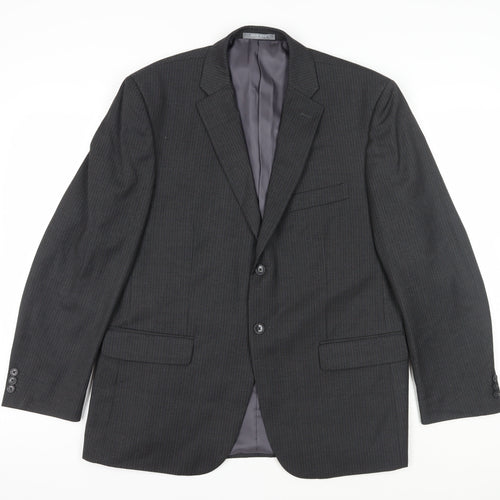 Jack Reid Mens Grey Blazer 44 Short Business Formal