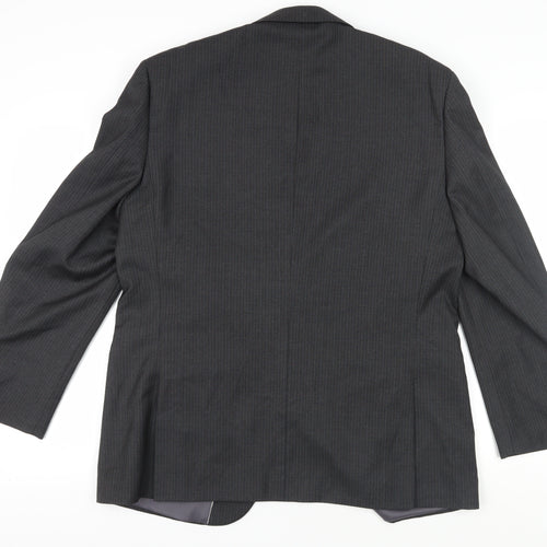 Jack Reid Mens Grey Blazer 44 Short Business Formal