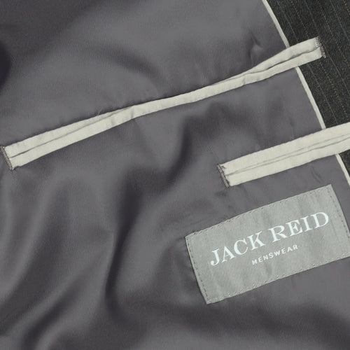 Jack Reid Mens Grey Blazer 44 Short Business Formal