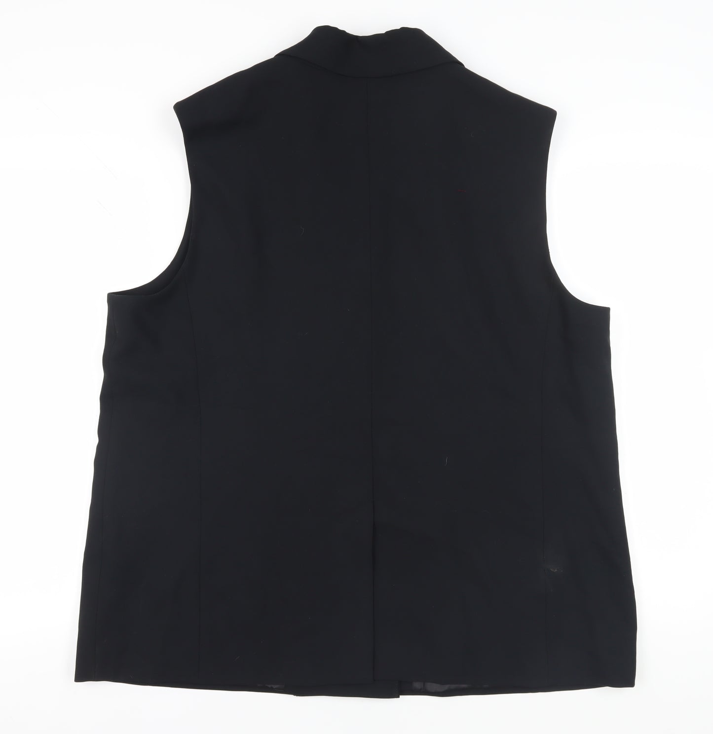 Marks and Spencer Women's Black Double-Breasted Suit Jacket Size 20