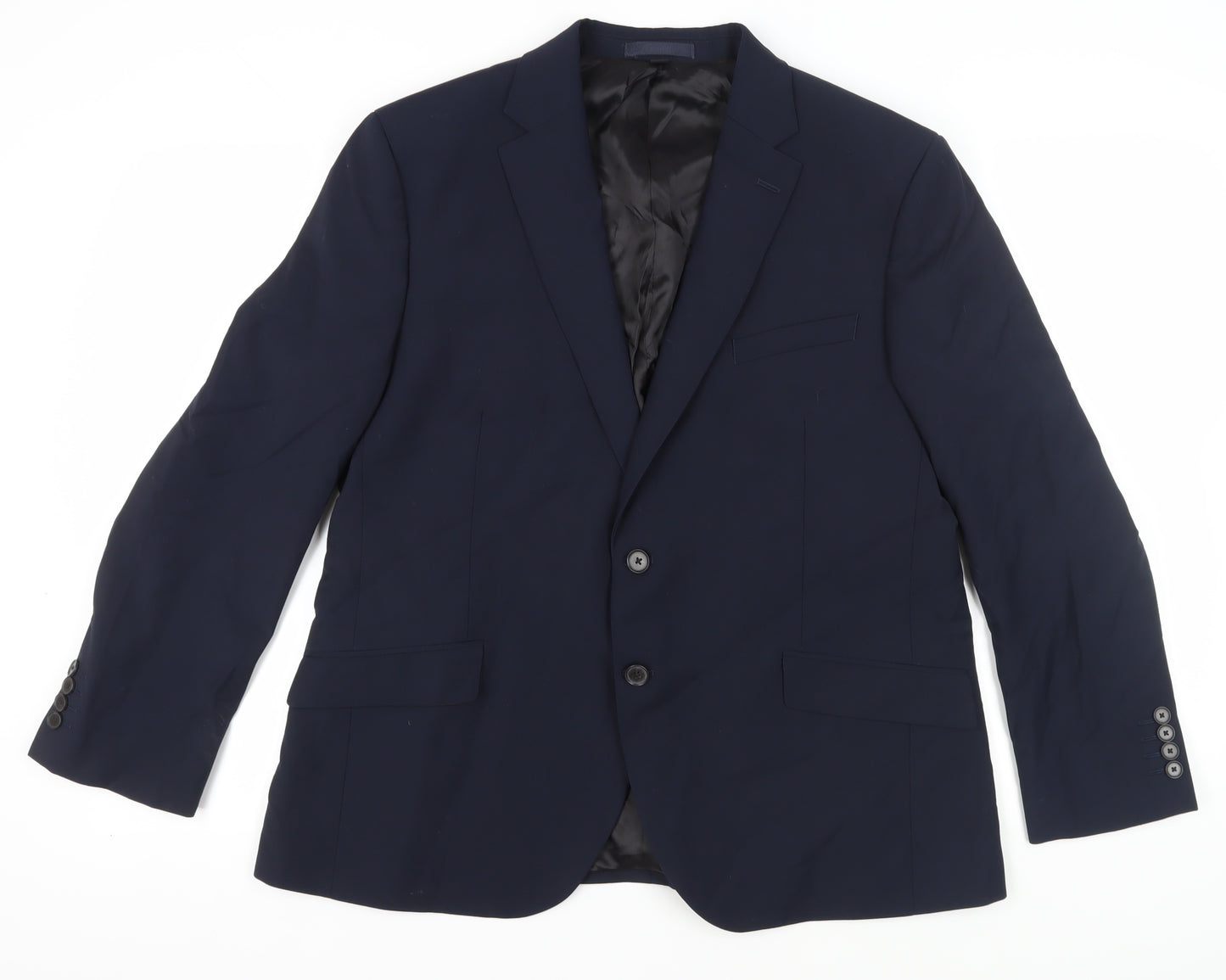 Marks and Spencer Men's Navy Blazer, Size 44 Short, Classic Fit
