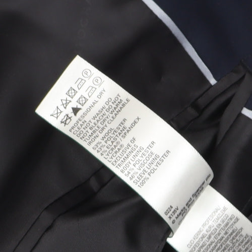 Marks and Spencer Men's Navy Blazer, Size 44 Short, Classic Fit