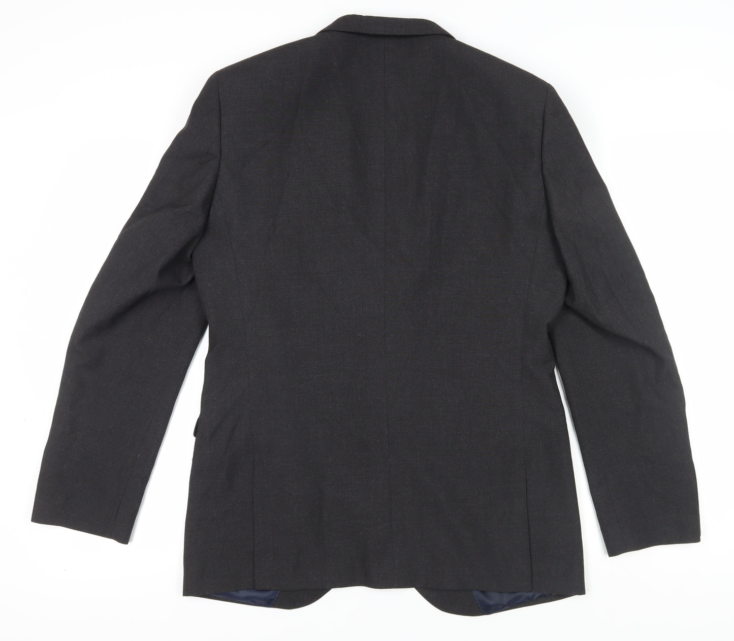 Next Men's Black Blazer, Regular Fit, Size 40R