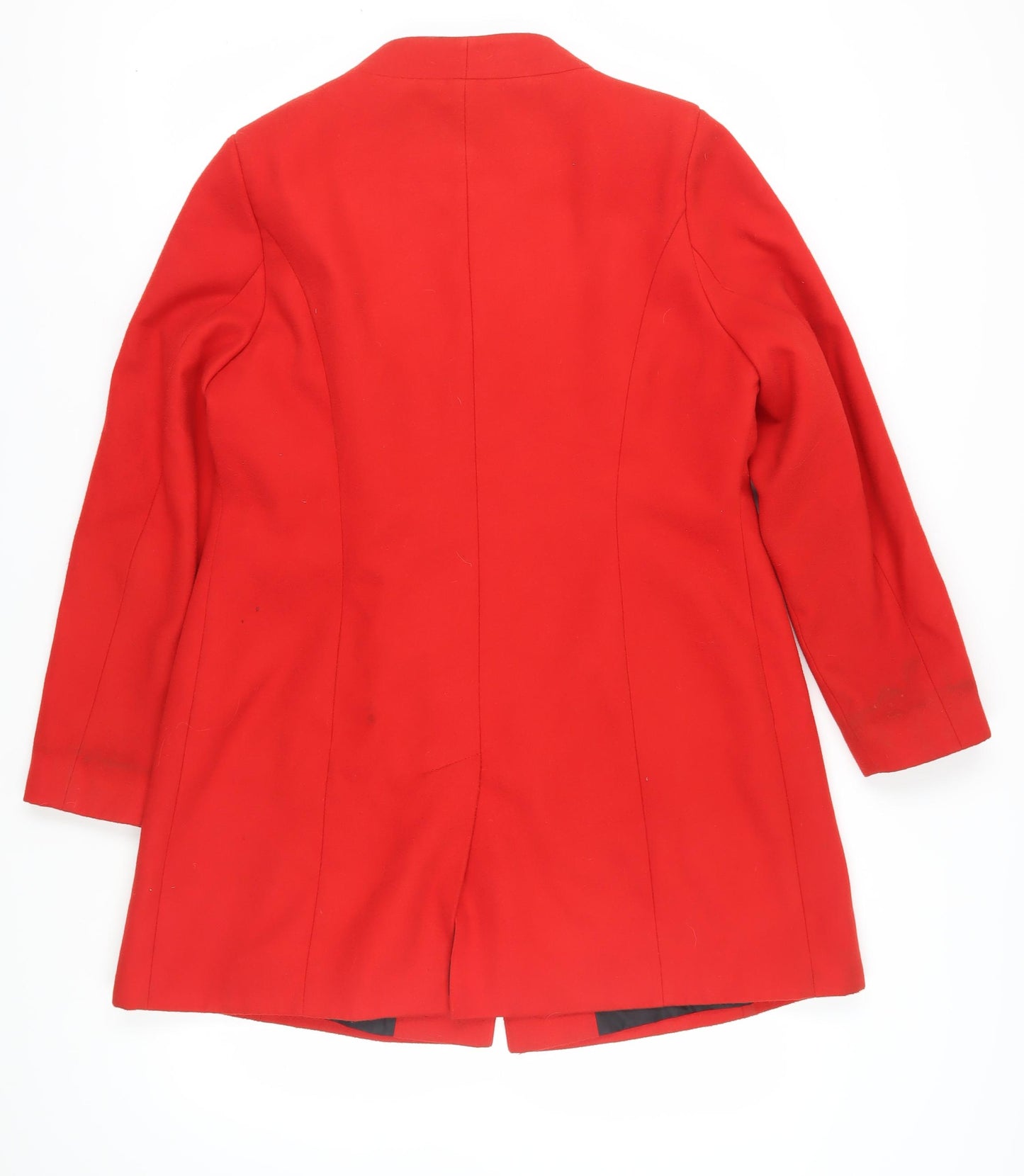 Marks and Spencer Women's Red Mid-Length Coat Size 16