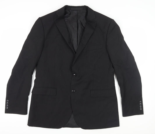 Marks and Spencer Men's Black Blazer 42 Regular Fit