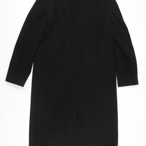 Marks and Spencer Women's Black Long Overcoat Size 12