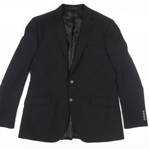 Marks & Spencer Men's Black 42L Formal Blazer