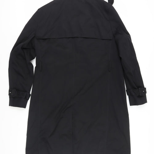 Marks and Spencer Women's Black Trench Coat Size 16