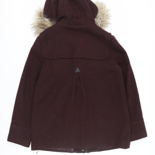 New Look Women's Brown Toggle Coat, Size 14, Autumn/Winter