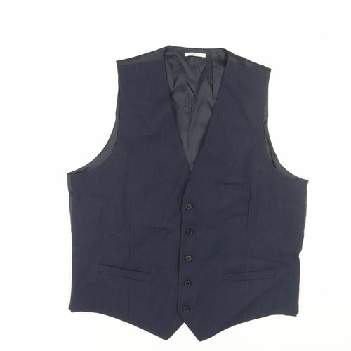 Marks and Spencer Men's Navy 44R Suit Waistcoat