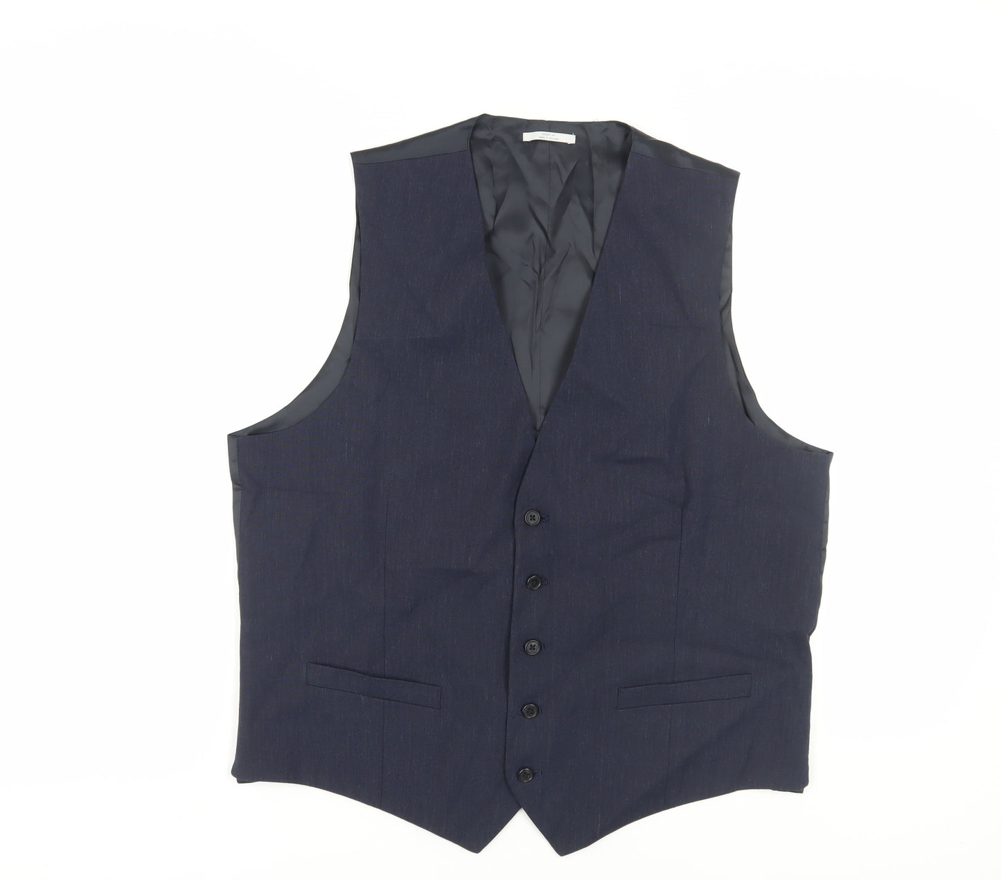 Marks and Spencer Men's Navy 44R Suit Waistcoat