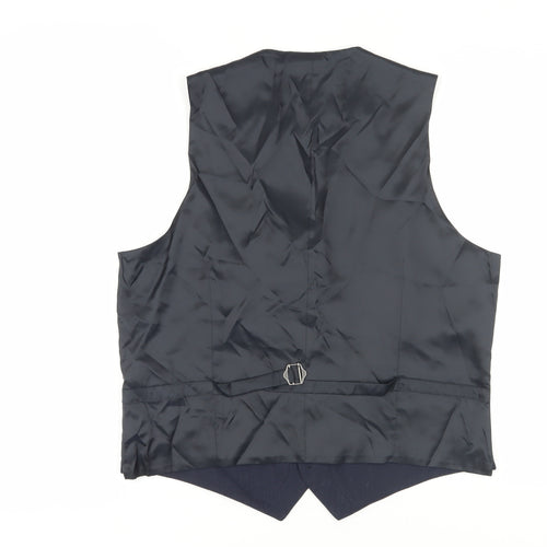 Marks and Spencer Men's Navy 44R Suit Waistcoat