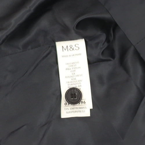 Marks and Spencer Men's Navy 44R Suit Waistcoat