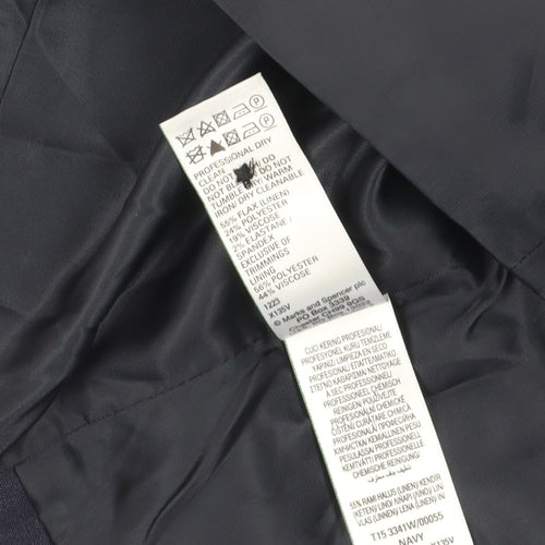 Marks and Spencer Men's Navy 44R Suit Waistcoat