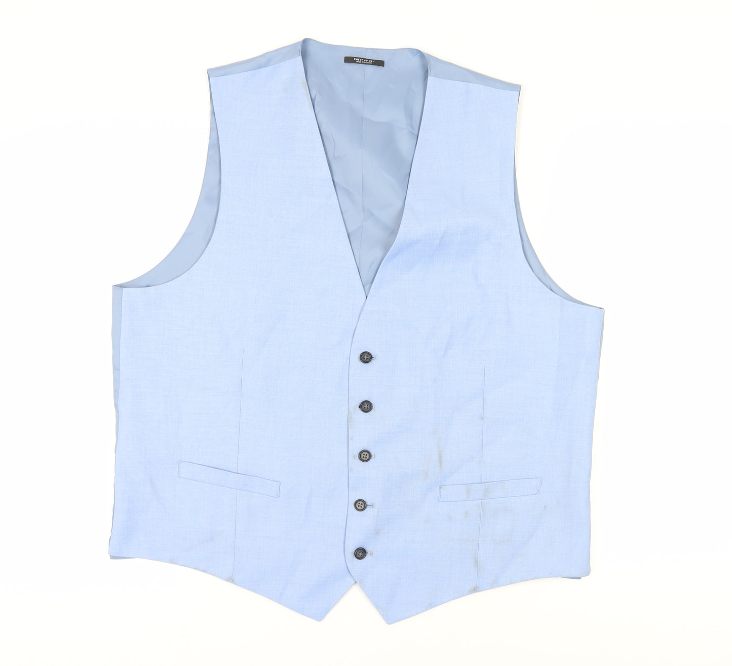 Marks and Spencer Men's Blue 48R Suit Waistcoat