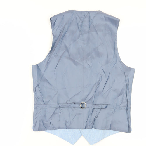 Marks and Spencer Men’s Blue Waistcoat, Size 40R