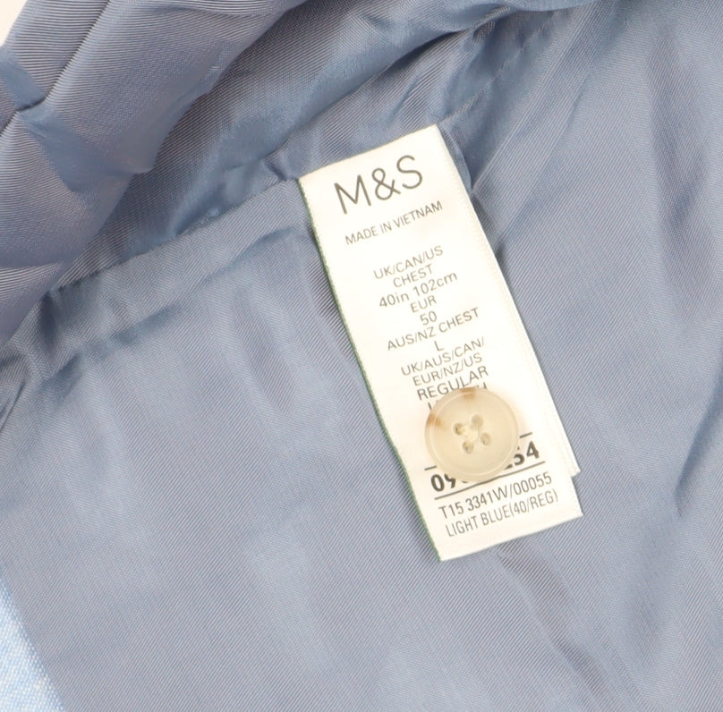 Marks and Spencer Men’s Blue Waistcoat, Size 40R