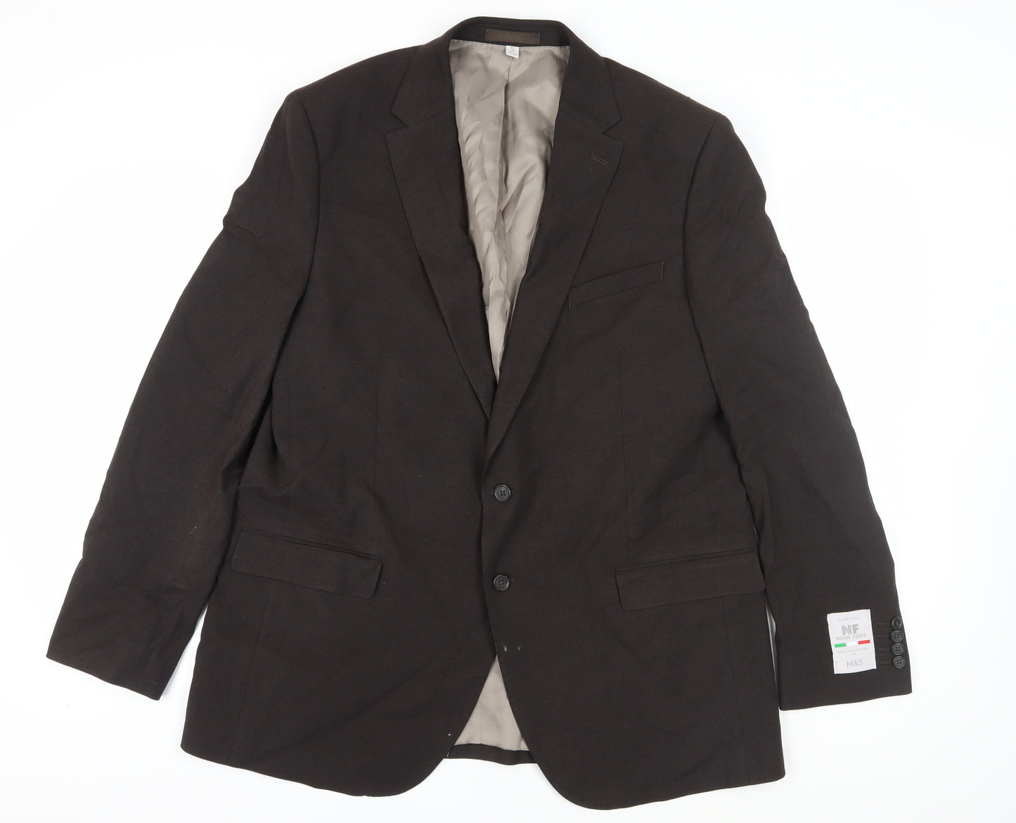 Marks and Spencer Men's Brown Blazer 46L