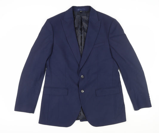 Marks and Spencer Men's Blue Blazer 42R Formal