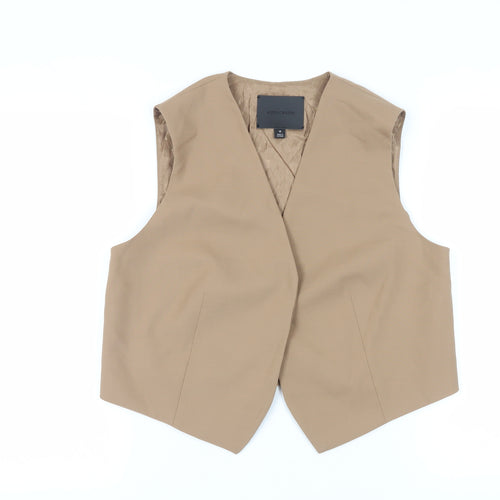 Marks and Spencer Women's Beige Regular Fit Waistcoat Suit