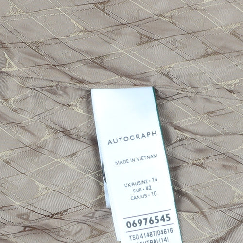 Marks and Spencer Women's Beige Regular Fit Waistcoat Suit