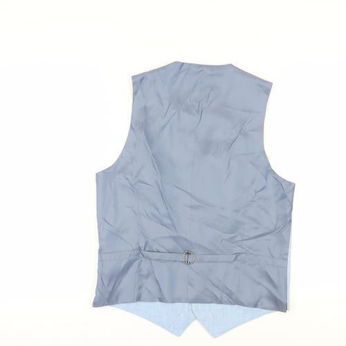Marks and Spencer Men's Blue Suit Waistcoat 38 Regular