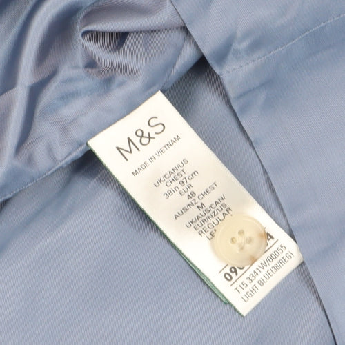 Marks and Spencer Men's Blue Suit Waistcoat 38 Regular