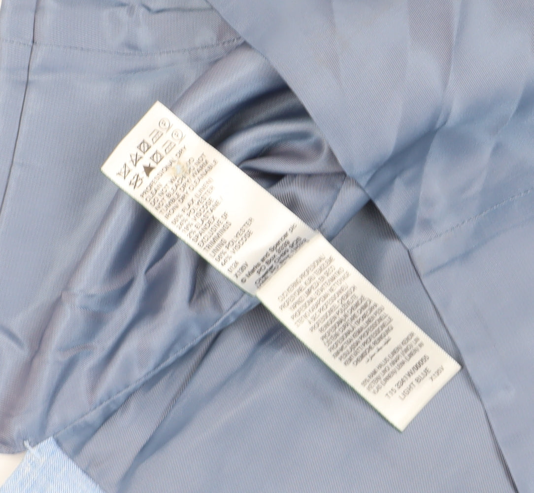 Marks and Spencer Men's Blue Suit Waistcoat 38 Regular