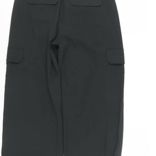 Marks and Spencer Women's Black Cargo Trousers, Size 8