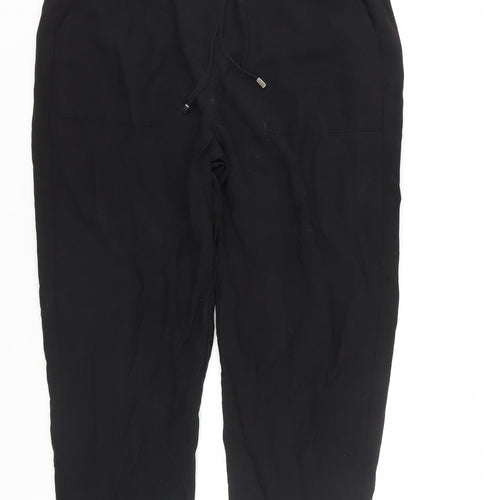 Marks and Spencer Women's Black Trousers UK 16 Regular
