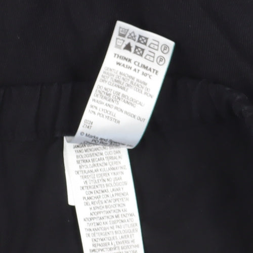 Marks and Spencer Women's Black Trousers UK 16 Regular