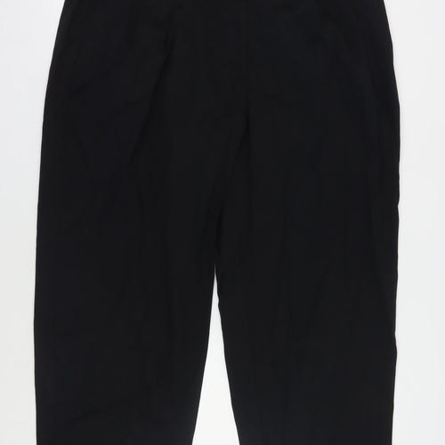 Marks and Spencer Women's Black Cropped Trousers Size 20