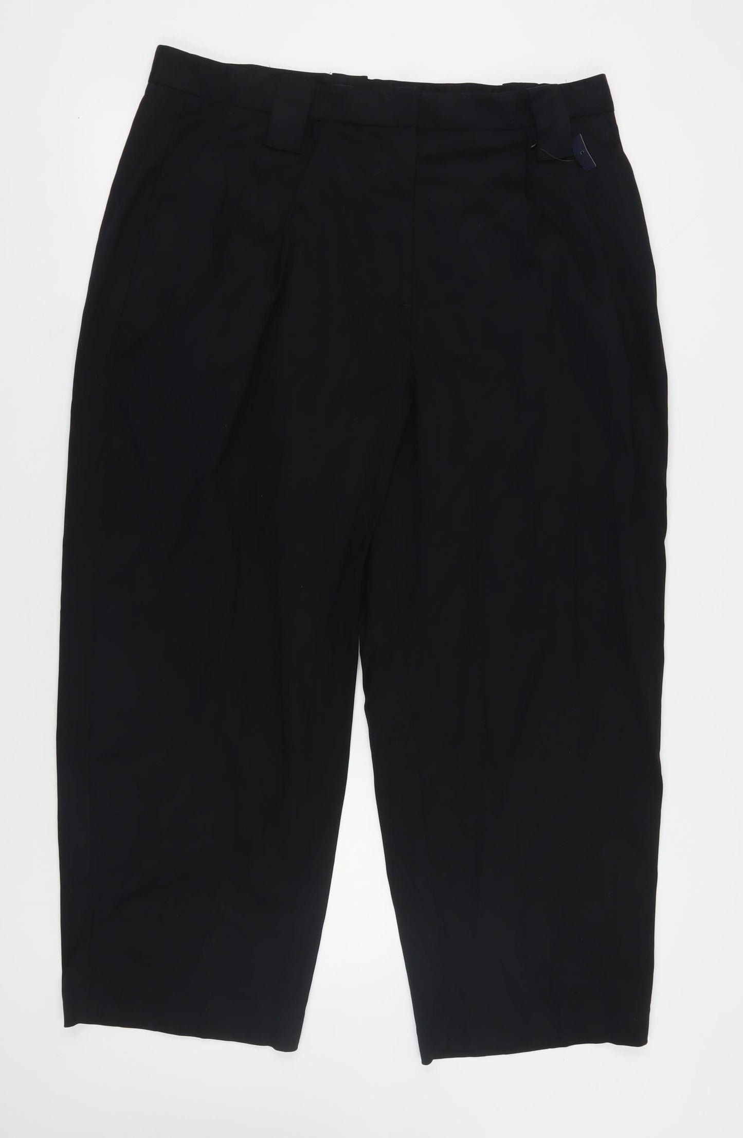 Marks and Spencer Women's Black Cropped Trousers Size 20