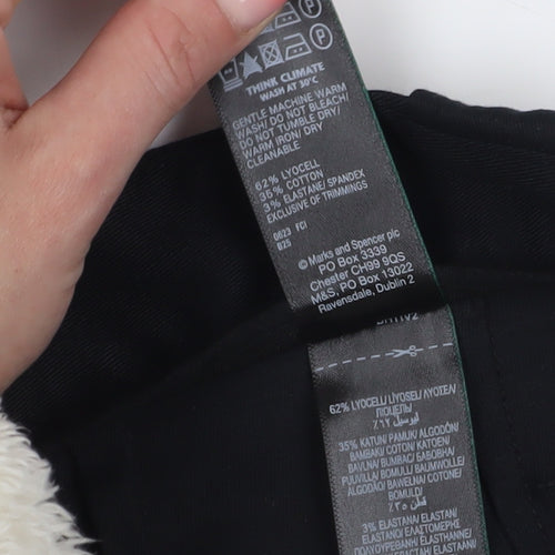 Marks and Spencer Women's Black Cropped Trousers Size 20