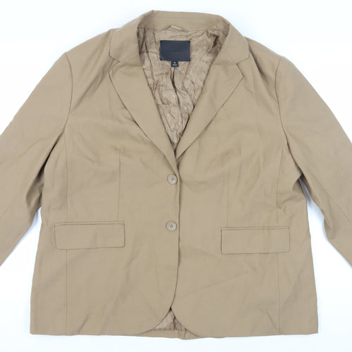 Marks and Spencer Women's Beige Suit Jacket, Size 18
