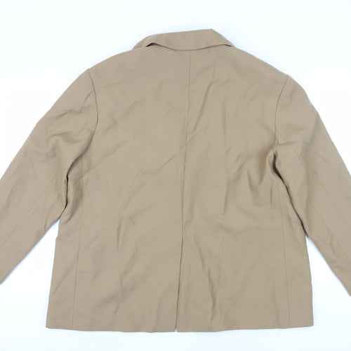 Marks and Spencer Women's Beige Suit Jacket, Size 18