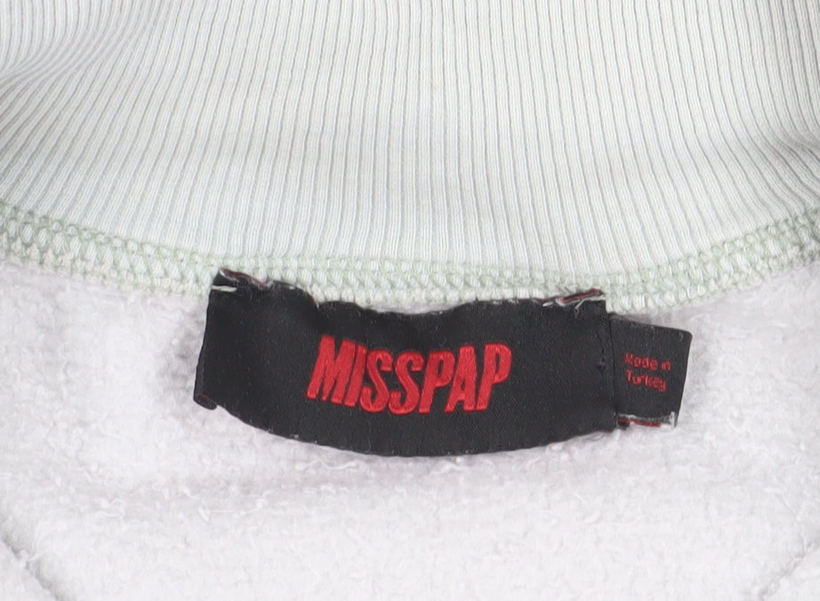 MISSPAP Women's White Pullover Sweatshirt Size 6