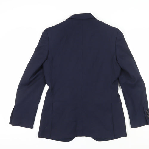 Marks and Spencer Men's Blue Blazer, Size 36S