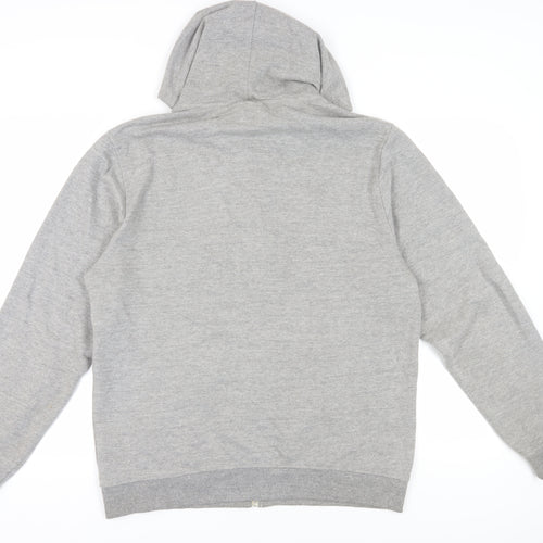 Blend Men's Grey Full Zip Hoodie XL