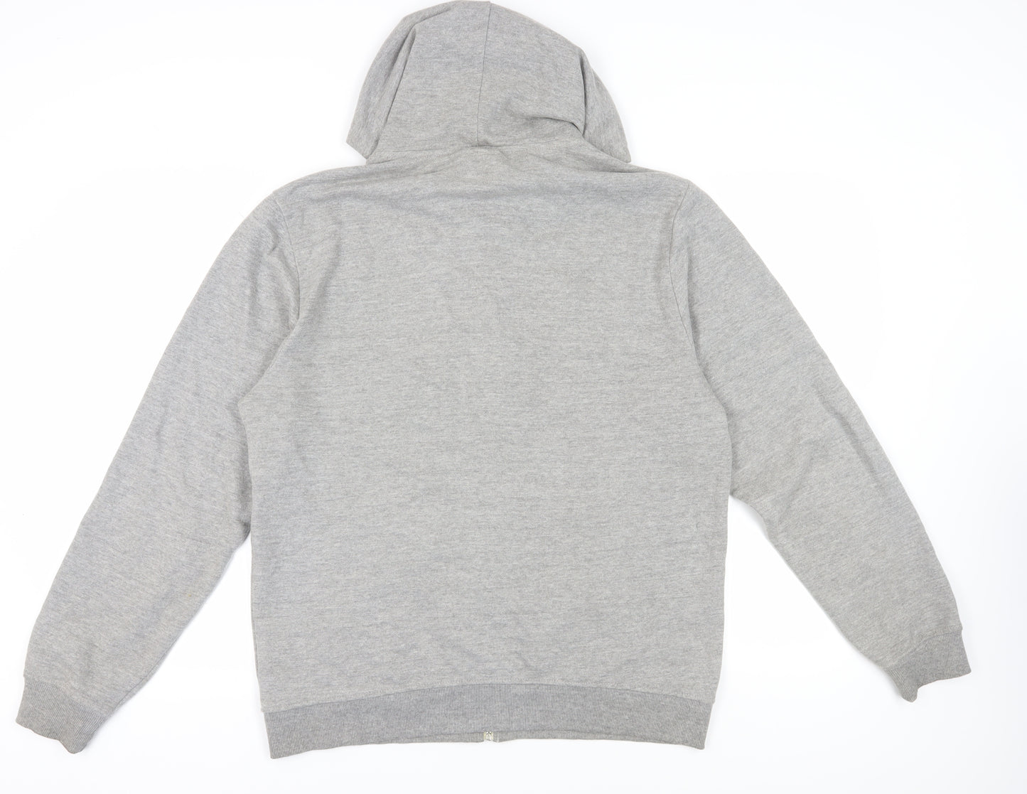 Blend Men's Grey Full Zip Hoodie XL