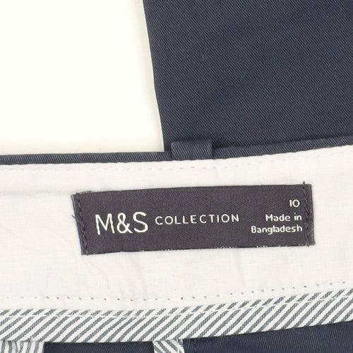 Marks and Spencer Women's Blue Dress Pants, Size 10