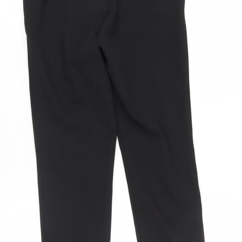 Marks and Spencer Women's Black Cropped Trousers - Size 8