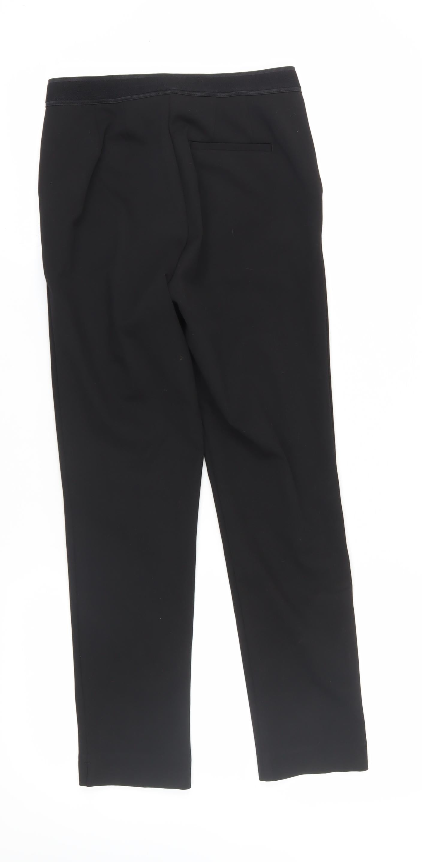 Marks and Spencer Women's Black Cropped Trousers - Size 8