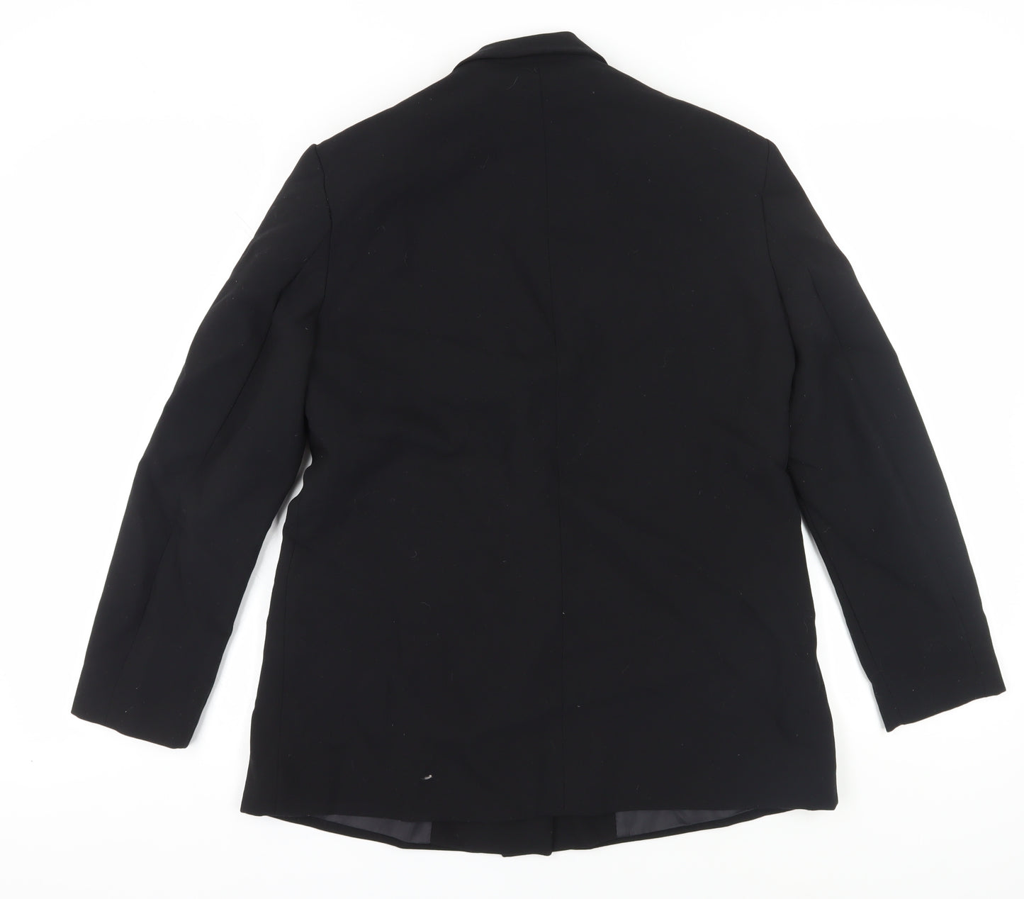 Zara Women's Black Double-Breasted Suit Jacket
