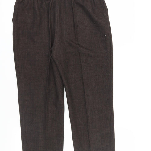 BHS Women's Petite Brown Dress Pants, Size 14, Polyester