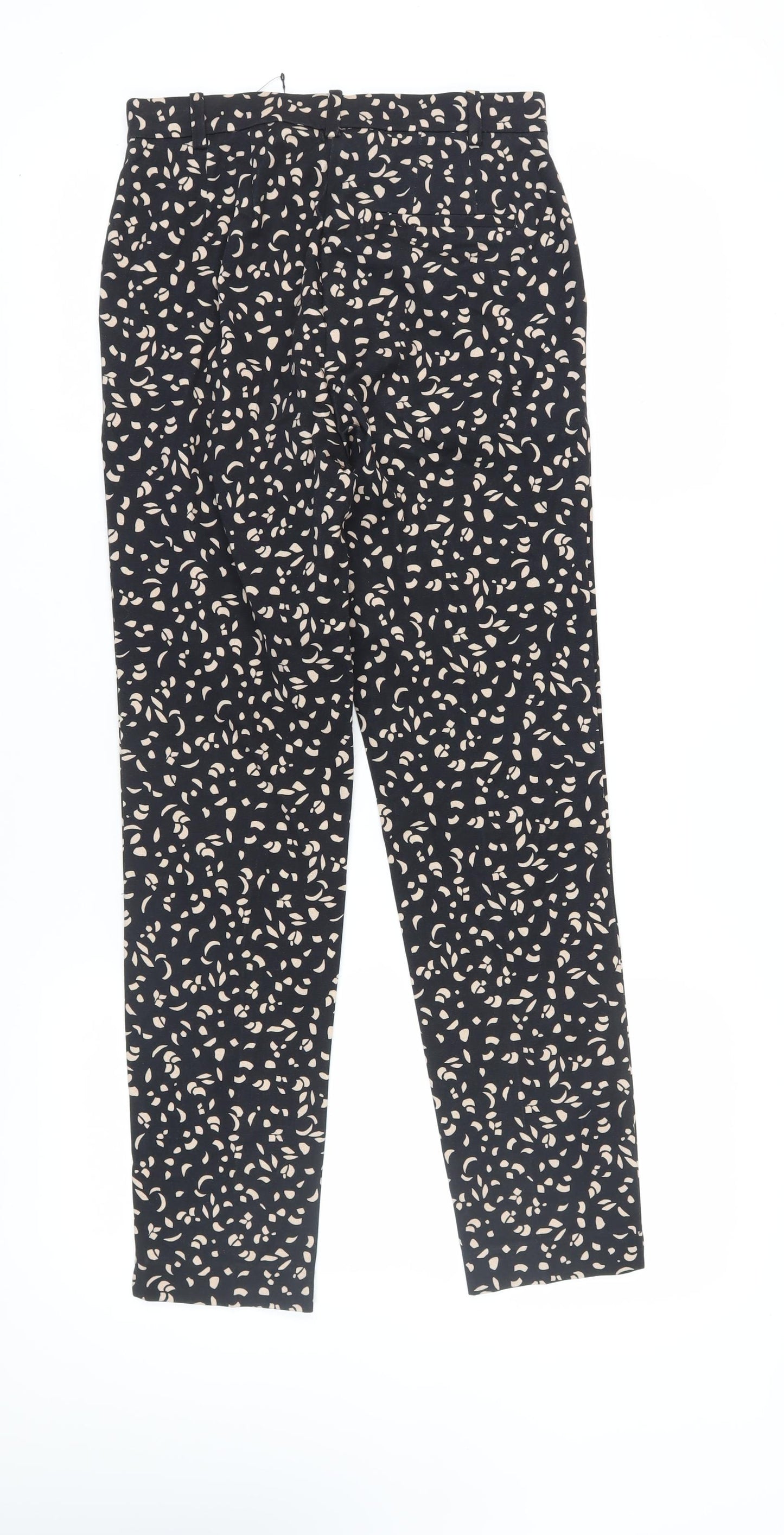 Marks and Spencer Women Black Cropped Trousers Size 8